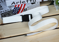 32cm Plastic Buckle Pairs Release Buckle Canvas Belt