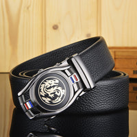 Men's leather belt