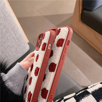 Polka Dot Suitable Mobile Phone Case Xsxr Flannel
