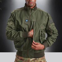 Men's Jacket Pilot Workwear Trendy Stand Collar