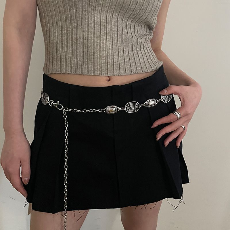 Retro Waist Chain Accessories Metal Women