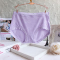 Large Size Ladies' Underwear Mid-high Waist Breathable Middle-aged Mom Briefs