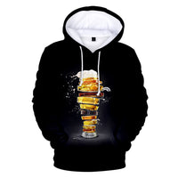 Printed Children's Casual Trendy Hooded Sweater