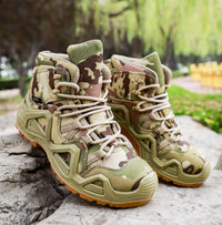 Mid-top High-top Military Fans Outdoor Training Hiking Shoes Military Fans Combat Boots
