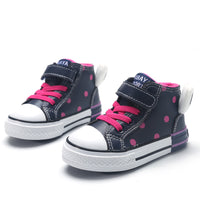 Fashion Plus Velvet High Top Leather Girls Shoes