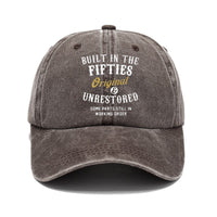 Washed Cotton Printed Distressed Vintage Dad Men's Baseball Cap