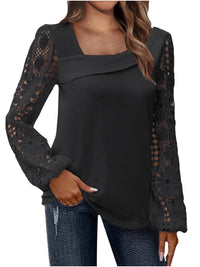 Women's Fashion Elegant Loose Long Sleeve All-matching T-shirt