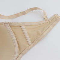 Strapless Large Size Bra With Silicone Strips Gather Thin Half A Cup