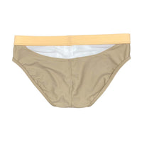 Back Mesh Cup Men's Swimming Trunks Low Waist Sexy Hot Springs Triangle