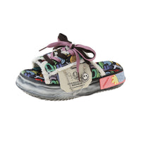 Net Red Graffiti Slippers For Women To Wear In Summer