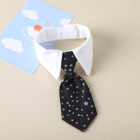 Pet Tie Saliva Towel British Style Gentleman