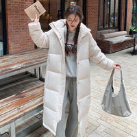 Women's Mid-length Over-the-knee Cotton Coat