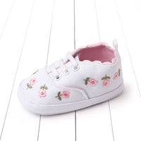 Spring And Autumn Soft Bottom Lace Embroidered Baby Shoes