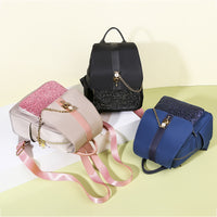 Fashion Student Backpack Korean Sequin Travel School Bag