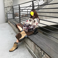 Womens Retro Color-Block Fur-Trim Cardigan Sweater