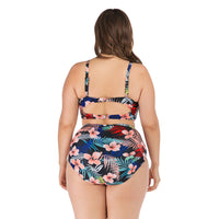 Fat woman underwire big cup ladies swimsuit