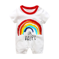 Short-sleeved romper baby romper