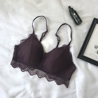 Thin section gathers seamless comfort bra
