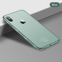 Transparent side drill mobile phone case
