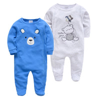 Q2-Piece Baby One-Piece Cotton Romper For Infants