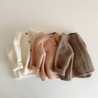 Wool knitted cardigan