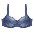 Pure color bra lace women's plus size bra underwear