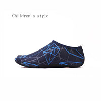 Fashionable Simple Printed Beach Socks Diving Shoes