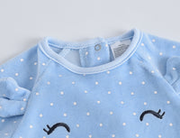 Shearing flannel long-sleeved baby clothes