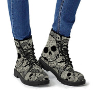 Men's British PU Men's Shoes Fashion Tooling Boots