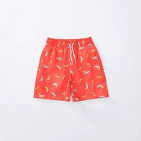Boy Loose Lace-up Adjustable Sports Shorts