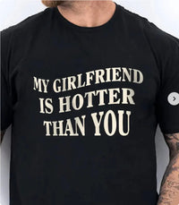 Mens T-shirt With English Letter Print