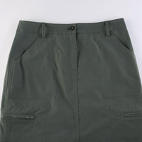 European And American Street Retro Split Skirt