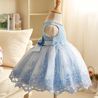 Korean Version Of Children's Vest Net Gauze Puffy Dress