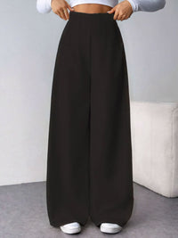 American-style Casual Suit With Wide-leg Pants