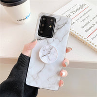 Mobile phone shell glossy marble pattern