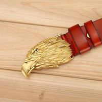 Personalized Eagle Head Buckle Men's Belt