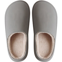 Women's platform outdoor cotton slippers