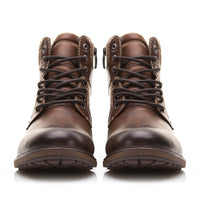 Lace up retro snow boots