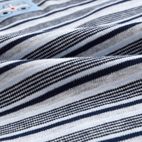 Long - sleeved triangle coat stripe