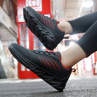Men's Soft Bottom Light Casual Shoes Teenagers Autumn And Winter Leather Running Shoes