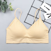 Seamless bra strapless tube top