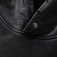 Flame Dice Printed Hood Sweater Men