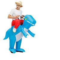 Inflatable dinosaur costume