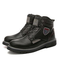 European Style Outdoor Mountaineering Snow Boots Men's High Top