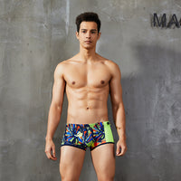 Men's Fashion Casual Seaside Printed Swimming Trunks
