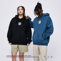 Fashion Printing Velvet Padded Hooded Sweatshirt