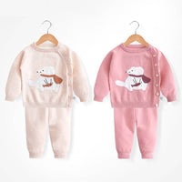 Children's sweater bottoming set