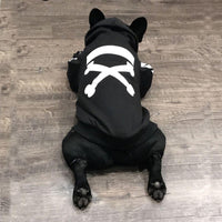 Winter dog jacket hood