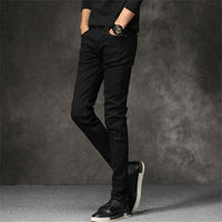 Slim-fit stretch men's pants