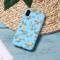 Compatible with Apple , Literary Floral All Inclusive Mobile Phone Case